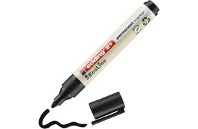 EDDING 21 ECOLINE PERMANENT MARKER BLACK